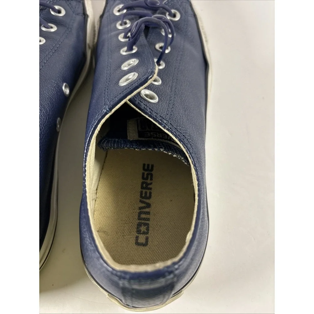 Converse Men's Size 7.5 Sneakers Casual Lace Up Shoes Classic Low Top Navy - Picture 6 of 9